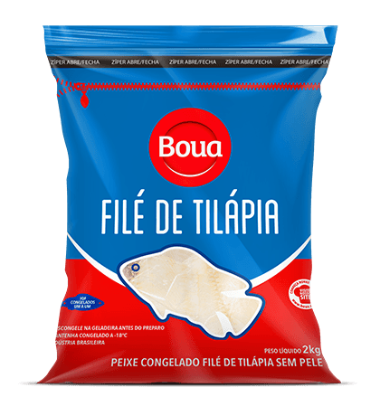 Filé de Tilápia — embalagem 2 KG