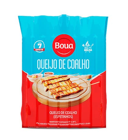Queijo de coalho – Espetinhos — embalagem 7 Espetos