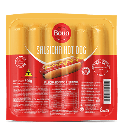Salsicha Hot Dog — embalagem 500 G